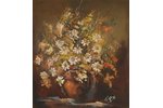 Butans Rolands Bruno (1944), Flowers, 1996, canvas, oil, 52 x 48 cm...